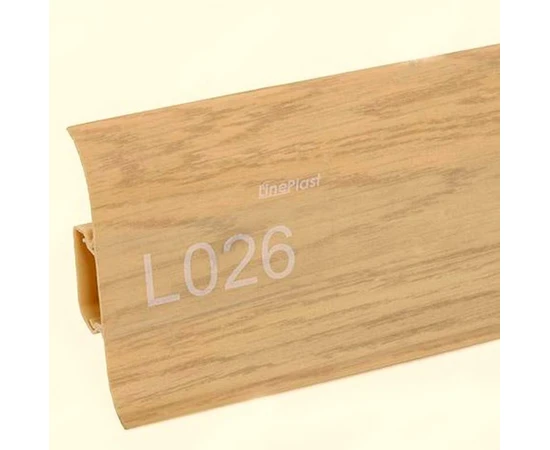 Плинтус напольный ПВХ Lineplast L026 Дуб мокко - фото 28892