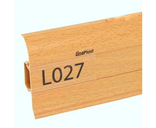 Плинтус напольный ПВХ Lineplast L027 Бук ютландский - фото 28895