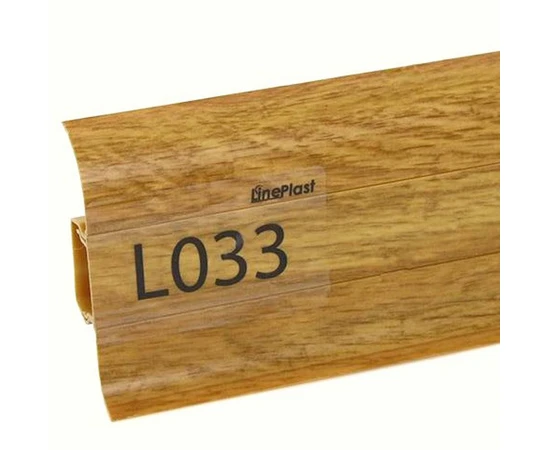 Плинтус напольный ПВХ Lineplast L033 Дуб анданте - фото 28913