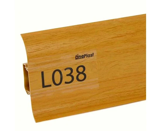 Плинтус напольный ПВХ Lineplast L038 Дуб золотой - фото 28931