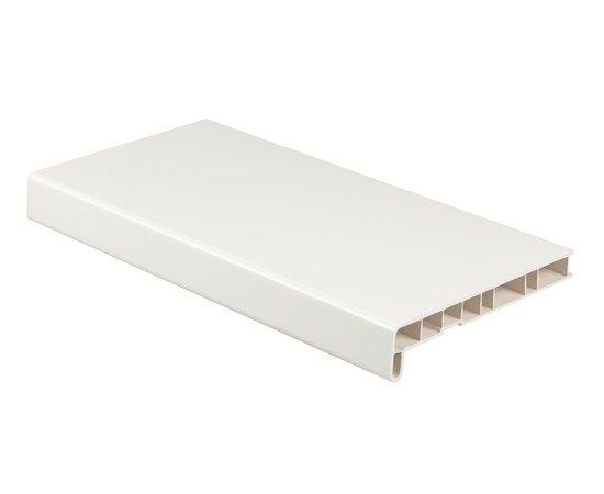 Подоконник ПВХ Crystallit Белый, матовый 550 мм - фото 5311